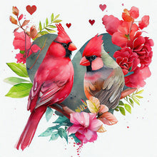 Lade das Bild in den Galerie-Viewer, Wreath Bird-Voller Diamond Painting-30x30cm