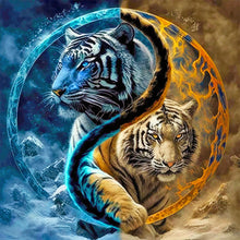 Lade das Bild in den Galerie-Viewer, Tai Chi Tiger-Full Round Diamond Painting-40x40cm