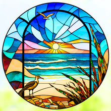 Lade das Bild in den Galerie-Viewer, Buntglas Animal-VollerDiamond Painting-30x30cm