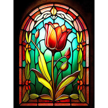 Lade das Bild in den Galerie-Viewer, Buntglas Animal-VollerDiamond Painting-30x40cm