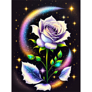 Rose-voller Round Diamond Painting-30x40cm