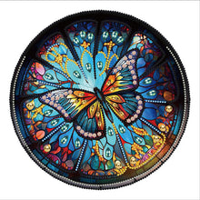 Lade das Bild in den Galerie-Viewer, Buntglas-Schmetterling-Teil-Special Diamond Painting-30x30cm