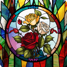 Lade das Bild in den Galerie-Viewer, Buntglas Bouquet-VollerDiamond Painting-30x30cm