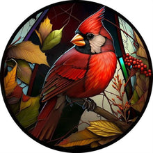 Lade das Bild in den Galerie-Viewer, Buntglas Animal-VollerDiamond Painting-30x30cm