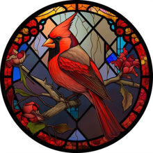 Lade das Bild in den Galerie-Viewer, Buntglas Animal-Full Round Diamond Painting-30x30cm