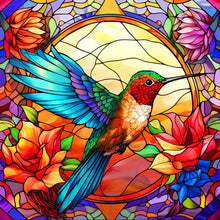 Lade das Bild in den Galerie-Viewer, Buntglas Animal-Full Round Diamond Painting-30x30cm