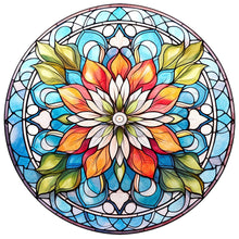 Lade das Bild in den Galerie-Viewer, Buntglas Flower-Full Round Diamond Painting-30x30cm
