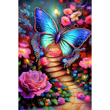 Lade das Bild in den Galerie-Viewer, Flower-Full Round Diamond Painting-40x60cm-Large Size