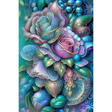 Lade das Bild in den Galerie-Viewer, Flower-Full Round Diamond Painting-40x60cm-Large Size