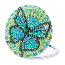 Lade das Bild in den Galerie-Viewer, Schminkspiegel mit Schmetterlingsdiamant