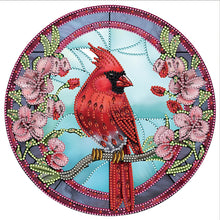 Lade das Bild in den Galerie-Viewer, Buntglas-Schmetterling-Teil-Special Diamond Painting-30x30cm