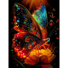Lade das Bild in den Galerie-Viewer, Butterfly-Voller Round Diamond Painting-30x40cm