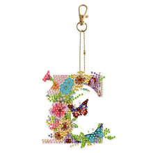 Lade das Bild in den Galerie-Viewer, 26 Alphabet-Blumen – doppelseitiger Schlüsselanhänger