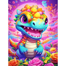 Lade das Bild in den Galerie-Viewer, Rainbow Dragon-voller Round Diamond Painting-30x40cm