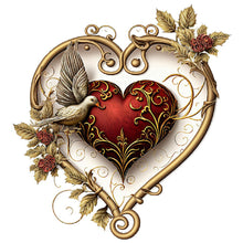 Lade das Bild in den Galerie-Viewer, Love Rose-voller Round Diamond Painting-30x30cm