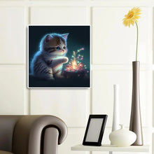 Lade das Bild in den Galerie-Viewer, Cat-	Vollbild Diamond Painting