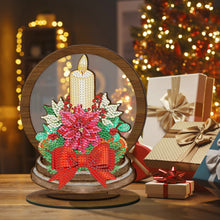 Lade das Bild in den Galerie-Viewer, DIY Weihnachtsschmuck aus Holz mit Kristall- und Diamantmalerei