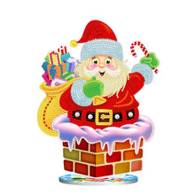 Lade das Bild in den Galerie-Viewer, DIY Weihnachtsschmuck aus Holz mit Kristall- und Diamantmalerei