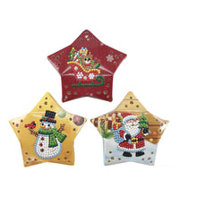 Lade das Bild in den Galerie-Viewer, 3pcs / set Diamant Malerei Weihnachtsbaum führte hängende Lichter