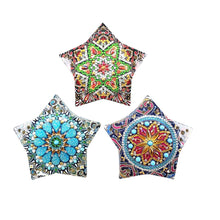 Lade das Bild in den Galerie-Viewer, 3pcs / set Diamant Malerei Weihnachtsbaum führte hängende Lichter