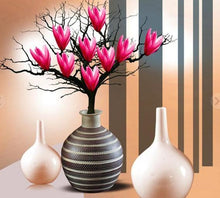 Lade das Bild in den Galerie-Viewer, Vase - voller runder Diamant -