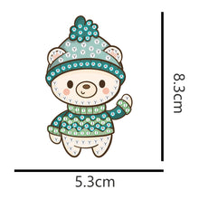 Lade das Bild in den Galerie-Viewer, 5 teile/satz doppelseitige weihnachten diy diamant malerei hängende baum dekoration