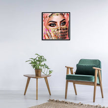 Lade das Bild in den Galerie-Viewer, Indische Schönheit - voller quadratischer Diamant - 30x30cm