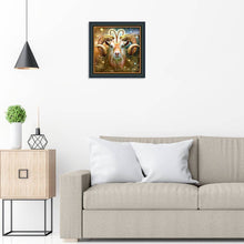 Lade das Bild in den Galerie-Viewer, Widder - voller runder Diamant - 30x30cm