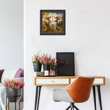 Lade das Bild in den Galerie-Viewer, Widder - voller runder Diamant - 30x30cm