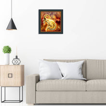 Lade das Bild in den Galerie-Viewer, Capricornus - voller runder Diamant - 30x30cm