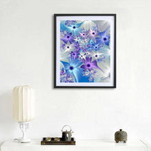 Lade das Bild in den Galerie-Viewer, Kunst Blume - voller runder Diamant - 40x30cm