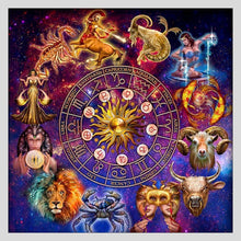 Lade das Bild in den Galerie-Viewer, Konstellation - runder Runder Diamant - 30x30cm