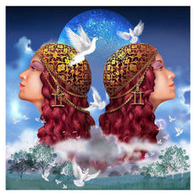 Lade das Bild in den Galerie-Viewer, Konstellation - runder Runder Diamant - 30x30cm