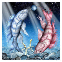 Lade das Bild in den Galerie-Viewer, Konstellation - runder Runder Diamant - 30x30cm