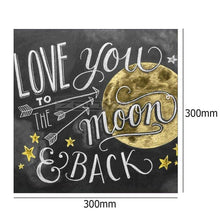 Lade das Bild in den Galerie-Viewer, Tafel - runder Runder Diamant - 30x30cm