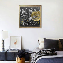 Lade das Bild in den Galerie-Viewer, Tafel - runder Runder Diamant - 30x30cm