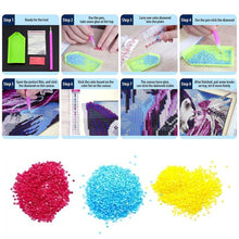 Lade das Bild in den Galerie-Viewer, Indische Schönheit - voller quadratischer Diamant - 30x30cm