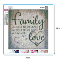 Lade das Bild in den Galerie-Viewer, Familie - Voller Rund/Quadrat Diamond Painting