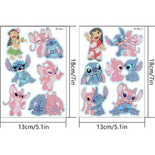 Lade das Bild in den Galerie-Viewer, 2 PCS DIY-Diamant-Malerei-Karikatur-Aufkleber