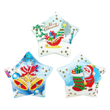Lade das Bild in den Galerie-Viewer, 3pcs / set Diamant Malerei Weihnachtsbaum führte hängende Lichter