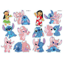 Lade das Bild in den Galerie-Viewer, 2 PCS DIY-Diamant-Malerei-Karikatur-Aufkleber