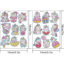 Lade das Bild in den Galerie-Viewer, 2 PCS DIY-Diamant-Malerei-Karikatur-Aufkleber