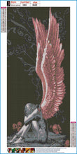Lade das Bild in den Galerie-Viewer, Engel - Voller runder Diamantmalerei (80 * 40 cm)
