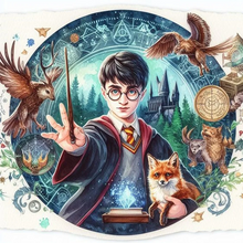 Lade das Bild in den Galerie-Viewer, Harry Potter Voll quadratisches DP 30*30
