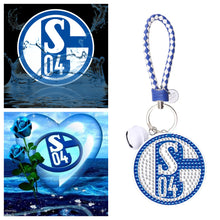 Lade das Bild in den Galerie-Viewer, （3PCS)Fußball Schalke 04- Diamond Painting 40*40cm
