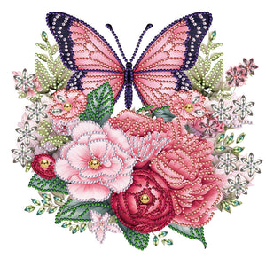 Butterfly-Teil-Special Diamond Painting-30x30cm