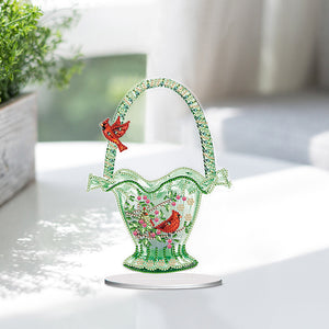 Blumenadler-Kolibri  einseitig gebohrt  Acryl-Diamant-Desktop-Ornament