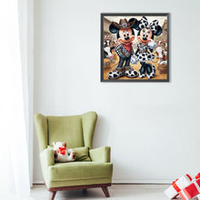 Lade das Bild in den Galerie-Viewer, Mickey And Minnie-Voll  Diamond Painting-40x40cm
