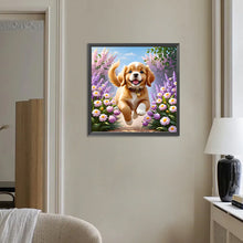 Lade das Bild in den Galerie-Viewer, Hund-Voll Round Diamond Painting-30x30cm
