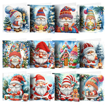 Lade das Bild in den Galerie-Viewer, 12Pcs/Set Weihnachts-Diamant-Grußkarten
